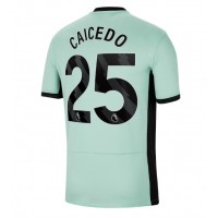 Pánský Fotbalový dres Chelsea Moises Caicedo #25 2023-24 Třetí Krátký Rukáv